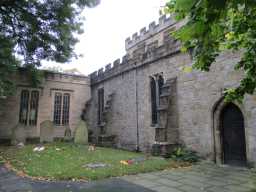 Graveyard in All Saints' Church, Durham Road, Lanchester © DCC 2016